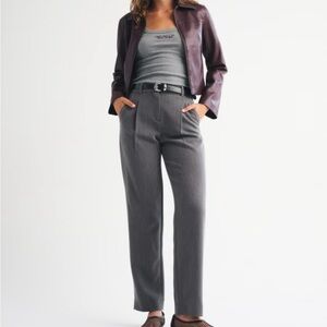A&F Quinn Tailored Straight Pant